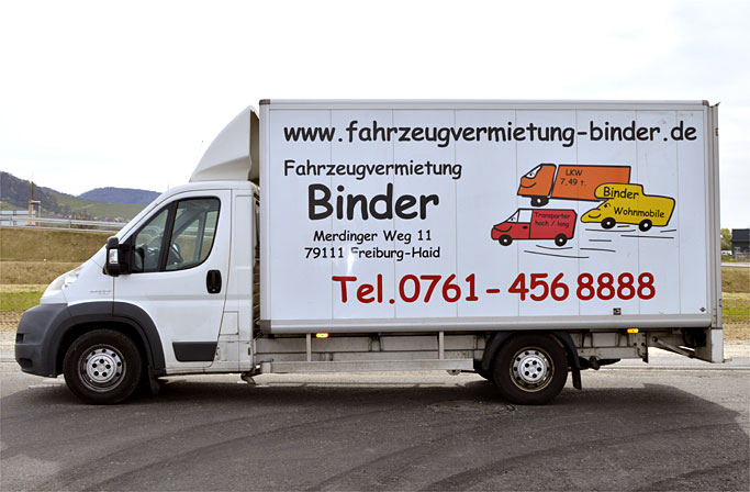 Transporter, Bagger, Sprinter, LKW Kipper Vermietung, Umzugswagen mieten in  Freiburg